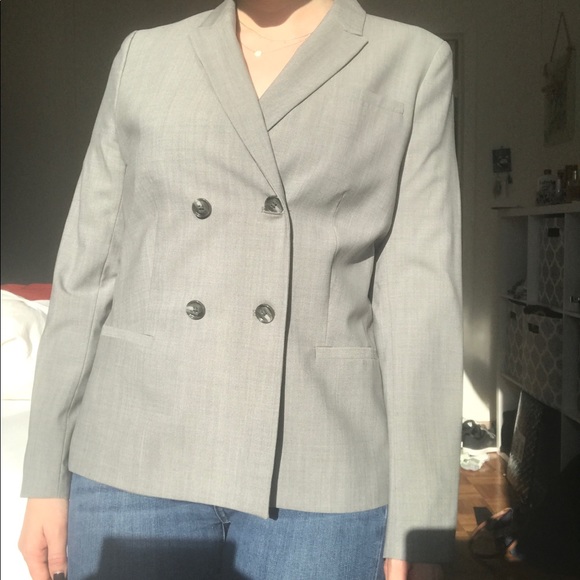Gray Banana Republic Blazer - Picture 3 of 4